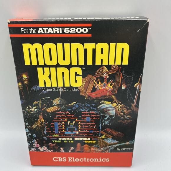 Mountain King (Atari 2600, 1983) Complete in Box CIB With Inserts - Picture 7 of 16